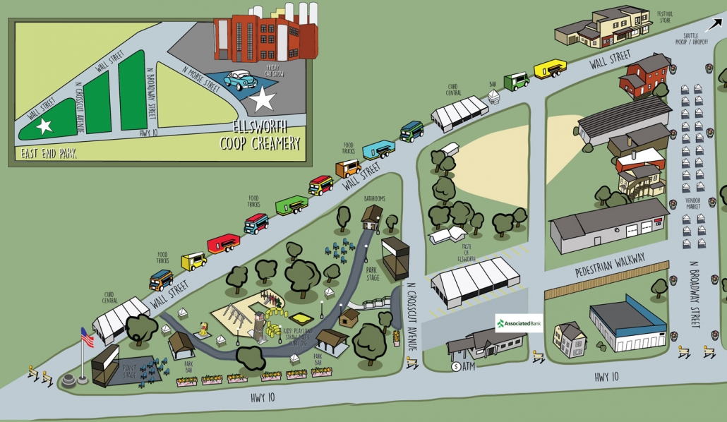 CheeseCurdFestivalMap_web Cheese Curd Festival Ellsworth, WI